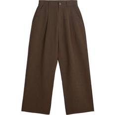 Bershka Bruna Byxor & Shorts Bershka Veckad Byxa Choklad - Brown