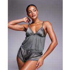 Green Sleepwear Boux Avenue Ivy Sport Mesh Cami Set - Khaki Green