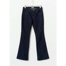 Jeans Gina Tricot Bootcut Jeans Med Låg Midja - Indigoblå