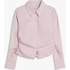 Bershka Dame Bluser Bershka Bluse lysegrå / lys pink / hvid
