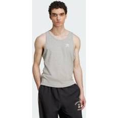 Tank Tops adidas Originals Men Tank Top - Medium Grey Heather/White