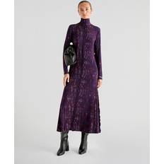Scalpers Jery Overlock Dress - Purple