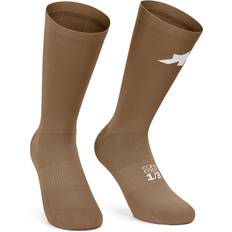 Beige - Unisex Strumpor Assos Racing Socks S11 Cykelstrumpor - Terra Sand