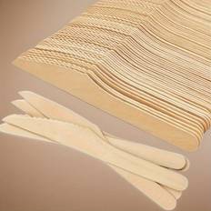 Disposable Cutlery on sale Temu Disposable Wooden Dinner Knives 50pcs