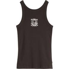 Levi's Women Tank Tops Levi's Essential Racer Tank With Logo - Black