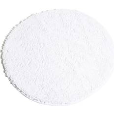 Långa luggar Badrumsmattor Lord Nelson Round White 70cm