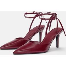 Pull&Bear Heeled Shoes Multi - Burgundy