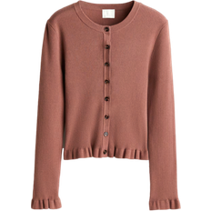 H&M Rib Knit Cardigan - Dusty Pink