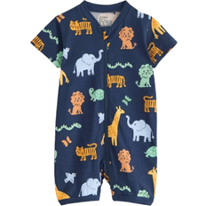 Lindex Baby Pajama Rompers - Dark Blue (3006709-6842)
