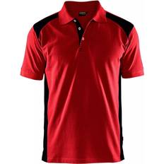 Arbeidsoverdele på tilbud Blåkläder 3324 Short Sleeve Polo Shirt - Red/Black