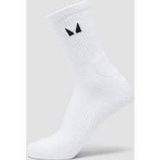 Unisex Crew Socks - White