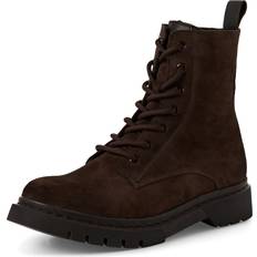 Tamaris Snørestøvler Tamaris Schnürstiefelette - Dunkelbraun