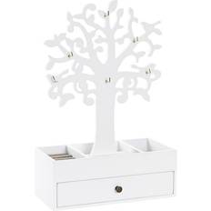 Elegant Vitt MDF Smyckeskrin - Vitt