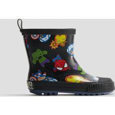 Black Wellingtons Children's Shoes H&M Comics Printed Wellingtons - Black/Marvel