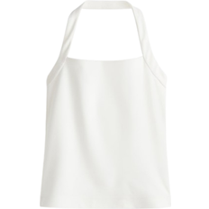H&M Halterneck Vest Top - White