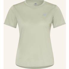 New Balance Överdelar New Balance Athletics T-Shirt Poly Sticka - Grön