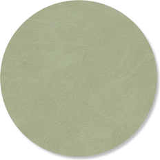 Lind DNA Nupo Circle Olive Green Coaster 10cm