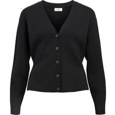 Trøjer på tilbud Object V-hals Strikket Cardigan - Black