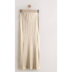 Guld Nederdele NEXT Champagne Gold Satin Midi Skirt