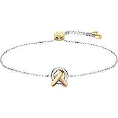 Stainless Steel - Women Bracelets BOSS Ladies Harmonie Tri Tone Bracelet Print - Silver Tone