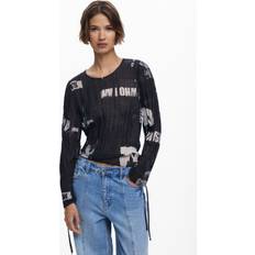 Desigual Blusar Desigual Blus - Grå/Svart/Vit