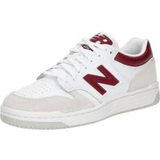 New Balance Låg Sneaker Bb480 Herr - Ljusgrå/Burgunder/Vit