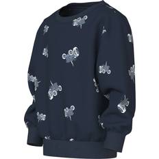3-6M Sweatshirts Børnetøj Name It Nmmvifelix Ls Nreg Sweatshirt - Navy