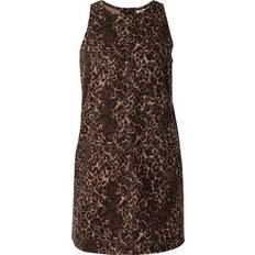 Levi's Dam Klänningar Levi's Klänning 90s Shift Dress - Brun/Cappuccino/Mörkbrun/Svart