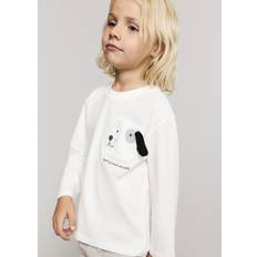 Skjorter på tilbud Mango Kids Shirts Orejita - Grå/Sort/Offwhite