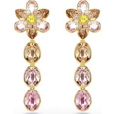 Swarovski Øreringe Swarovski Idyllia Drop Ohrhänger Verschiedene Schliffe Blume Mehrfarbig