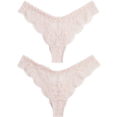 H&M Lace Brazilian Briefs 2-pack - Light Pink