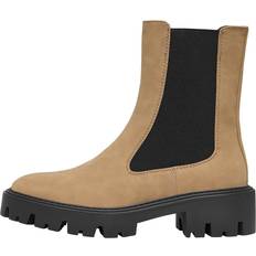 Platå Kängor & Boots Only Chelsea Boots Onlbetty - Cappuccino/Svart