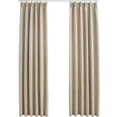 vidaXL Blackout Beige 140x225cm