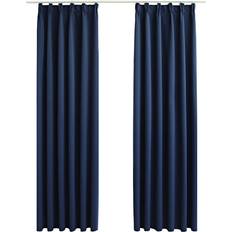 vidaXL Blackout Blue 140x225cm