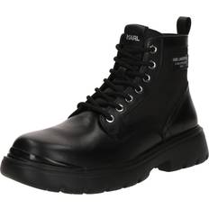 Karl Lagerfeld Kängor & Boots Karl Lagerfeld Boots Med Snörning - Svart/Silver