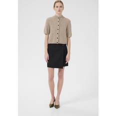 Tøj Gestuz Melange Mw Wrap Skirt Korte Nederdele - Black