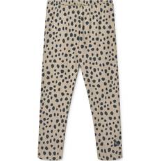 Grå Leggings Liewood Marien Printed Organic Rib Leggings - Grå