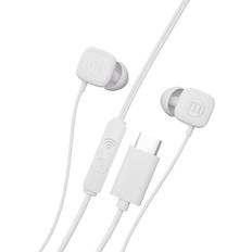 Maxell USB-C Earphones Square White 348567