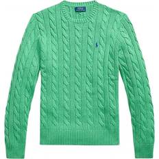 Polo Ralph Lauren Grøn Sweatere Polo Ralph Lauren Fletstrikket Rund Hals Sweater - Grøn