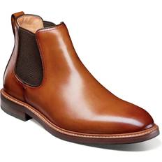 Anthem Plain Toe Chelsea Boots - Saddle Tan
