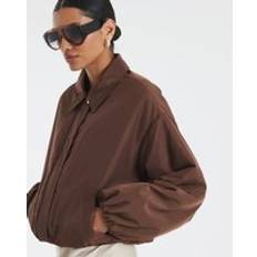 River Island Jackor River Island Bubble Hem Bomber Jacket - Brown