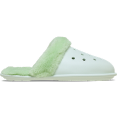 Crocs Slippers Crocs Classic Fuzz Scuff Slippers Mint Tint