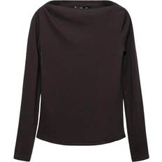 Bådudskæring T-shirts Mango Lilobar Shirts - Mørkebrun