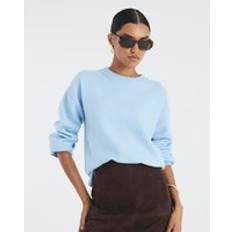 River Island Jumpers River Island Womens Blue Crew Neck Knitted Jumper