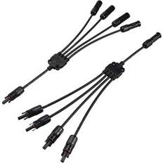 Sygonix SY-6407994 Adapterkabel Sort