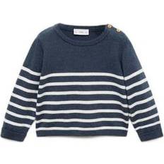 3-6M Knitted Sweaters Children's Clothing Mango Pullover Gales Kids - Dunkelblau/Weiß