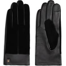Tommy Hilfiger Skinn Handskar & Vantar Tommy Hilfiger Fingervantar - Svart
