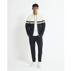 River Island Men Jackets River Island Slim Fit Colour Block Shacket - White