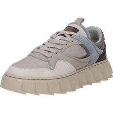Låg Sneaker - Beige/Duvblå/Mörkbrun/Ljusgrå