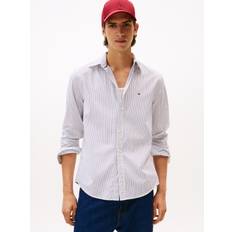 Kläder Tommy Hilfiger Core Hairline Poplin RF Shirt - White